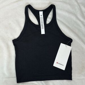 Lululemon Swiftly Tech Cropped Racerback 2.0 Black 4 NWT Discontinued Running
